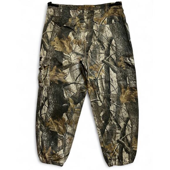 Outfitters Ridge Realtree Hardwoods Camouflage Camo Cargo Pants XL Hunt 40 x 32 - Picture 3 of 11